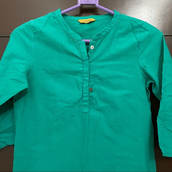 Green Cotton Kurti - Picture 6 of 12